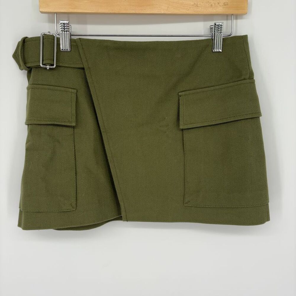 A.L.C. Conan Skirt In Olive Green